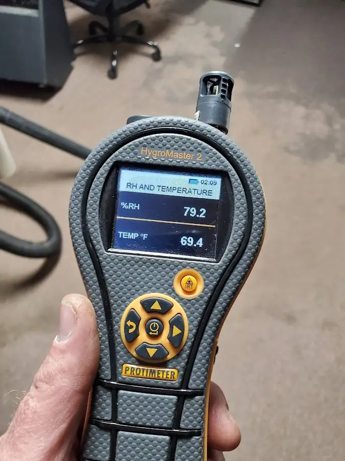 Moisture meter humidity assessment for Mold Remediation & Removal in Woonsocket